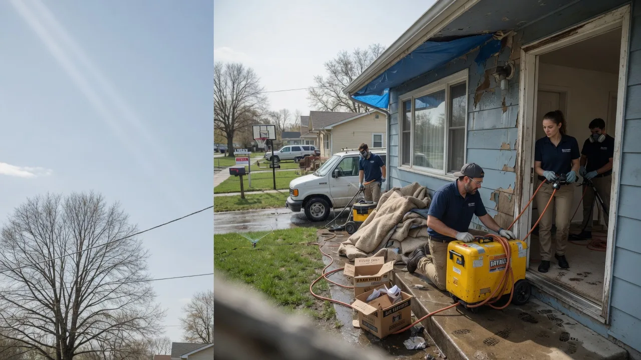Basement Flood Cleanup in Mount Carmel, IL near me
